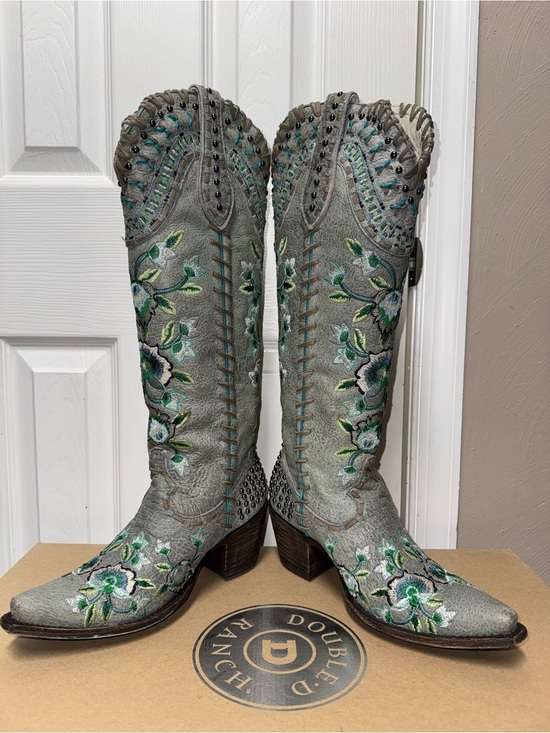 Old Gringo Shoes - OLD GRINGO DOUBLE D RANCH Almost Famous Boot Vintage Ice -Sz 7.5 Like NEW IN BOX